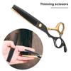 11PCS Hairdressing Scissors Set Hair Cutting Scissors Kit Hair Thinning Scissors Hair Comb Clips Salon Cape for Barber Home Use