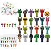 24 Einzigartige Q-Version Rhythmus Kinokasse Figuren Musikspiel Kuchen Backspielzeug PVC