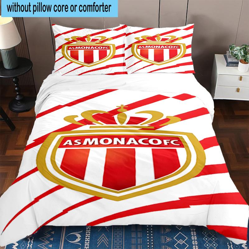 3pcs Monaco Monaco Printed Bedding Set Duvet Cover Closure Includes 1 Duvet Cover & 2 Pillowcases Bedding Sets Home Decor Gifts