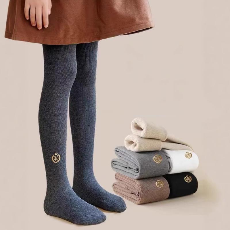 Child Tights For Girls Thicken Baby Boys Tights Fashion Kids Pantyhose Cotton Solid Soft Princess Leggings Autumn Winter