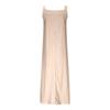 Women's Fashionable Color Square Neck Adjustable Shoulder Strap Casual Cotton And Linen Long Dress
