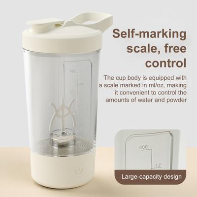 Yousheng 400ml Self-Stirring Automatic Shaker Cup USB Rechargeable Protein Shaker Meal Replacement Portable Sport Mixing Cup