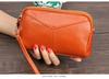 Fashion Cowhide Women Long Clutch Bags Genuine Leather Lady Coin Purse Female Zipper Wristlet Wallet Mobile Phone Bag Billfold