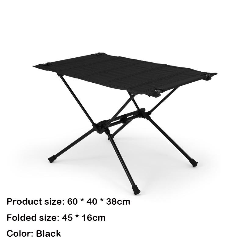 Camping Folding Table, Lightweight Oxford Roll Up Table, Portable Aluminum Alloy, Tourist Tables, Camping Equipment, Outdoor