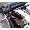 ZZ-for Suzuki GSXS1000 Rear Hugger Carbon Fiber Motorcycle Wheel Fender Mudguard 2015+