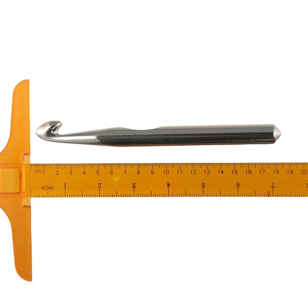 6.5mm,7mm,8mm,9mm,10mm,12mm,15mm Large Crochet Hooks Aluminum Large Weaving Tool 7Pcs/Set Hand Yarn