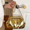 Small-scale Design, Large-capacity Bag, Women's Pleated Chain Crossbody Bag, Single-shoulder Underarm Bag