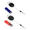 Mini Tube Hose Cutter with Fly Fishing Snippers Retractable Keychain for Fishing and Travel