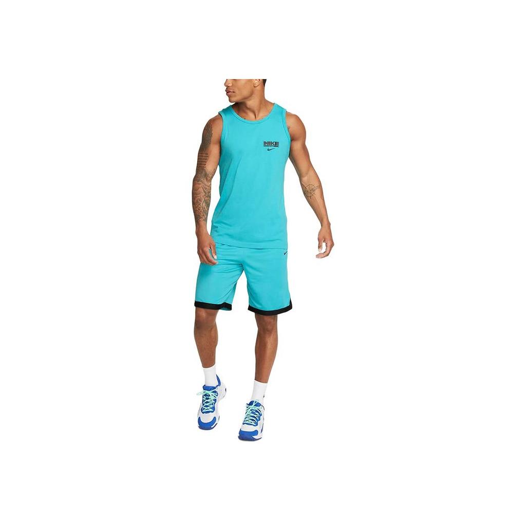 Nike Soft Knit Comfortable Breathable Basketball Vest With Back Print Men Tops Nebula-Blue FJ2301-367