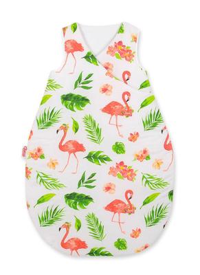 Cotton Sleeping Bag for Children 3-12 Mcy Tog 2.5 Year-Round Insulated - Flamingos