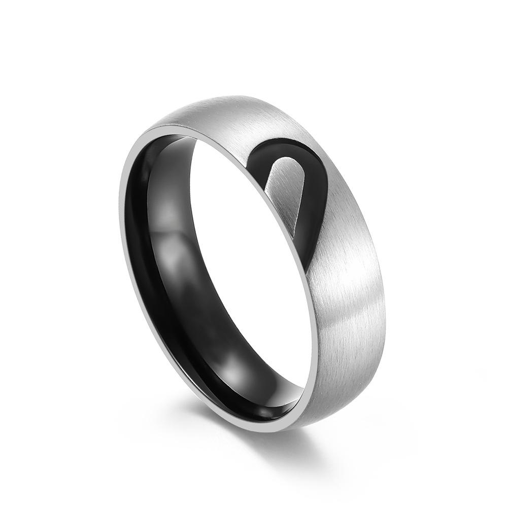 

2025 Couple Ring Jewelry Exquisite Jewelry Ring Heart Shaped Couple Ring 13