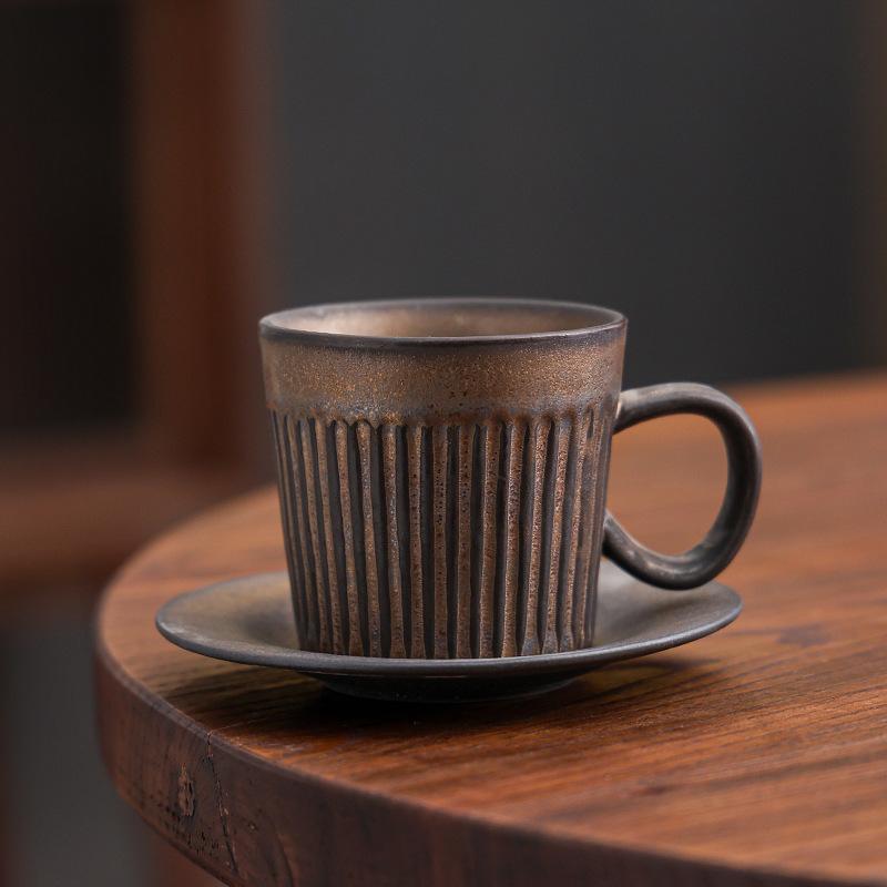 Espresso Coffee Cup And Saucer Set, Latte Latte Cup, High-Value Mug.