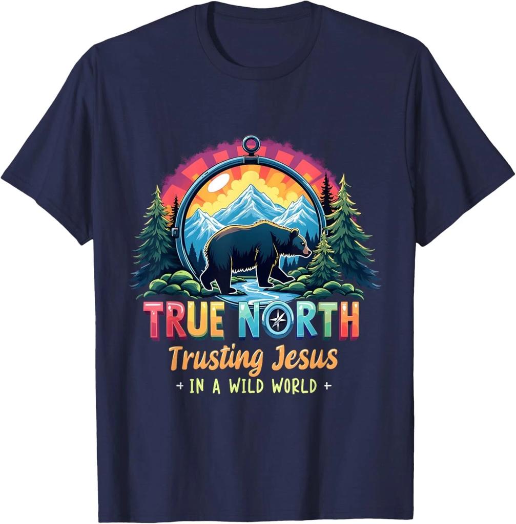 VBS 2025 True North Shirt – Trusting Jesus Christian Summer Camp Tee
