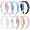 Colorful Sparkle High Skull Girl Headband – 2.5cm Wide Edge Hair Accessory