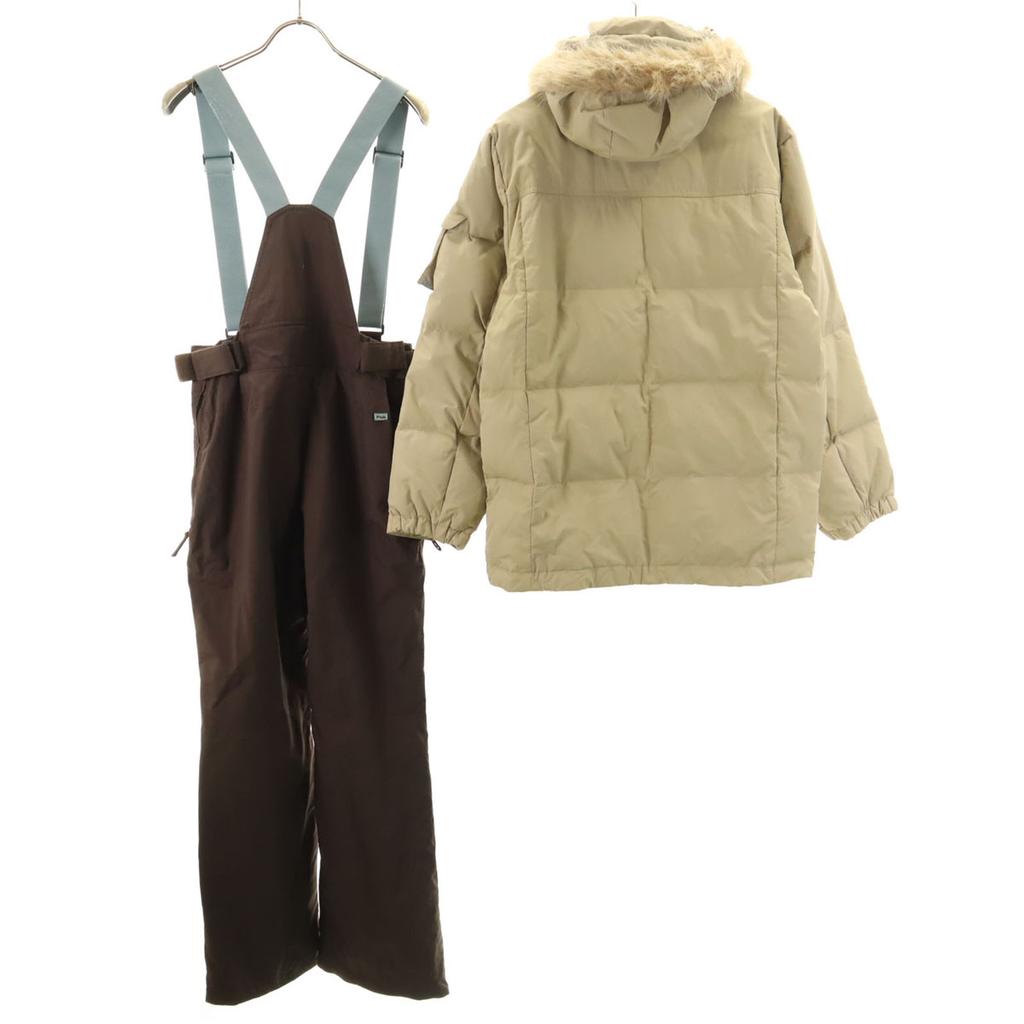 FILA snow board Wear Setup LL Beige Skiing Women Used