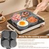 Egg Pan Omelette Pan 4 in 1 Fried Egg Pan for Induction Cookers Egg Pancake Pan with Non Stick Coating for Gas Electric Stoves