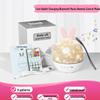 Rabbit Starry Sky Projector Light, Bluetooth Music Night Light, Ideal Birthday Gift