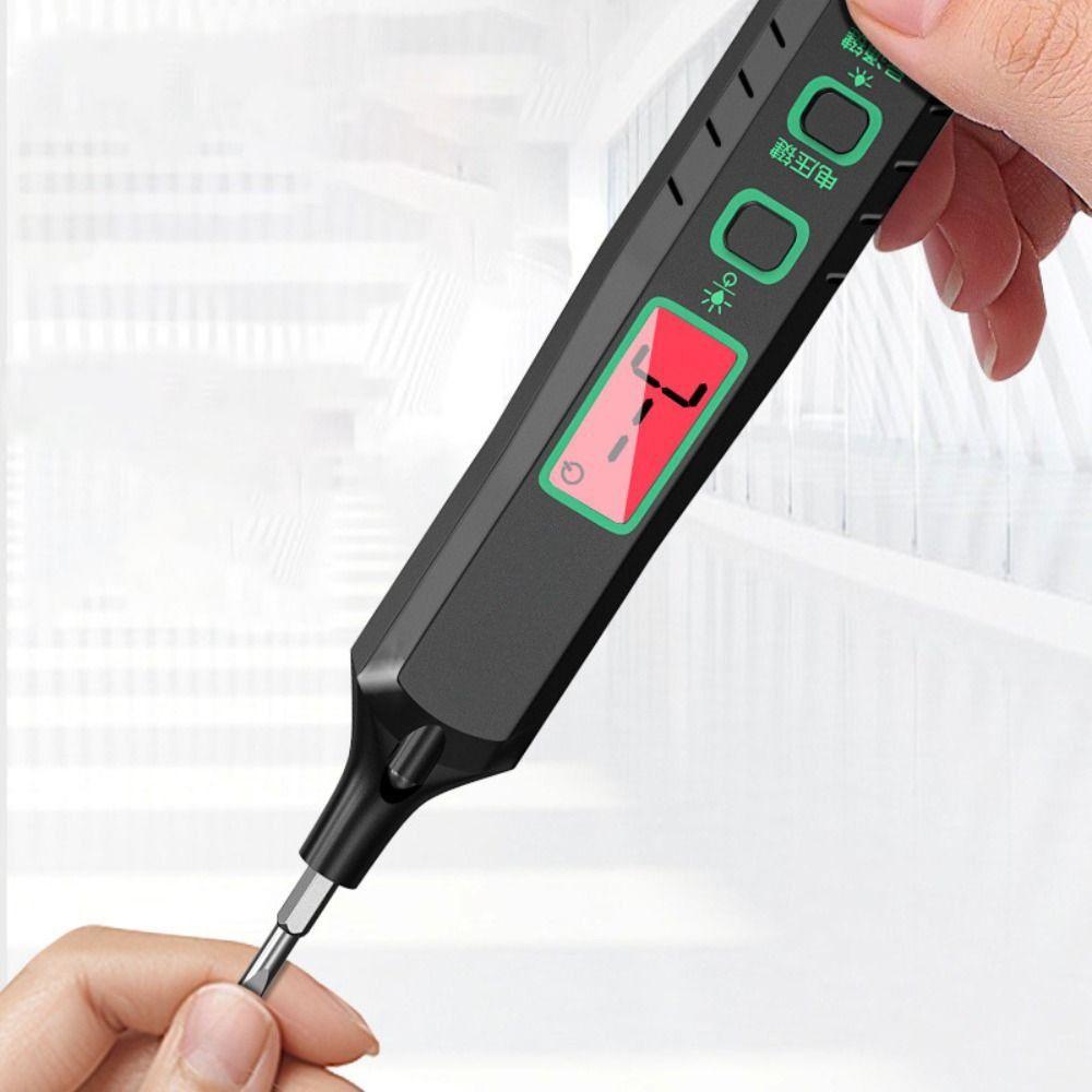 AC 12-300V Voltage Tester Portable Design Electric Tester Multifunction Testing Tool  Home Use