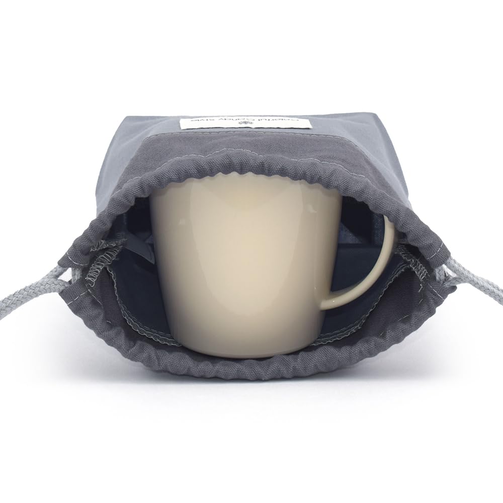 COLORFUL CANDY STYLE Drawstring Bag Set Lunch and Cup Grayish Entrance Stylish and Cool for NU603300 3-Piece (Gym Bag, Bag, Bag) Blue, Kids'