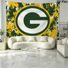 Green Bay Packers Wall Tapestry Aesthetic Wall Hanging Printed Fabric Blanket Decorative Tapestries for Bedroom Living Room Home Decor