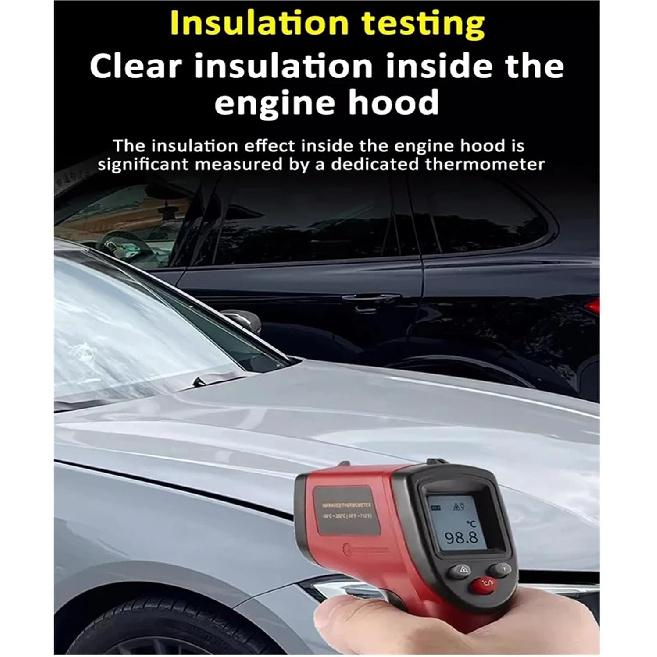 Compatible for Toyota Corolla Cross 2023 Accessories 2022 2024 Car Engine Hood Sound Front Heat Insulation Cotton Fireproof Mat Accessories(G)