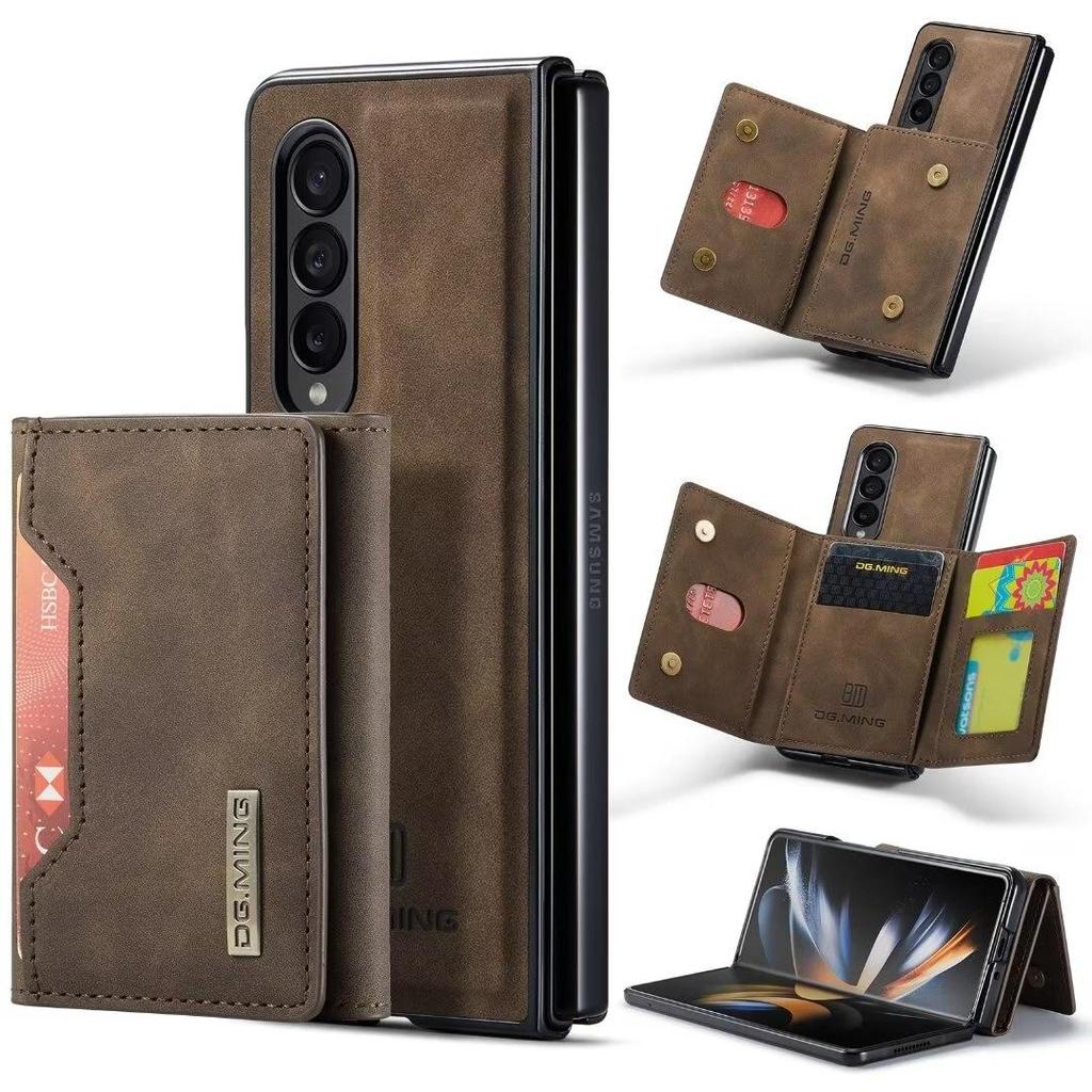 Veske For Samsung Z Fold 5 3 Z fold 4 S23 S22 S21 Ultra S20 A12 A22 A32 A52 A13 A33 A53 A14 A24 A34 A54 Flip Magnetic Leather Wallet Stand Cover
