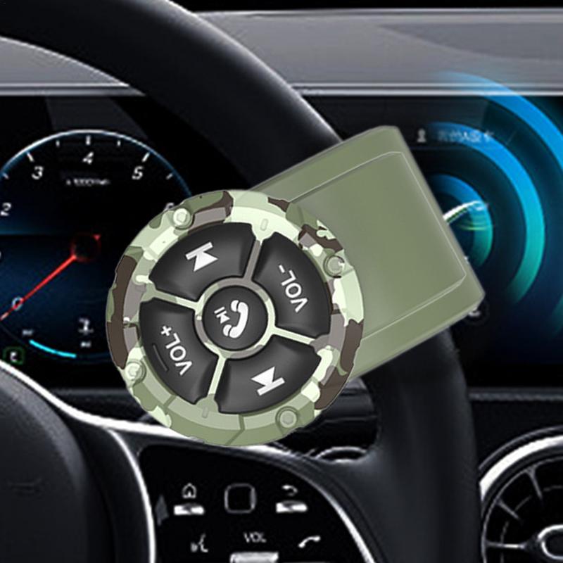 Multifunctional Car Steering Wheel Wireless Remote Control For Media Button Waterproof Mobile Phone Remote Controller