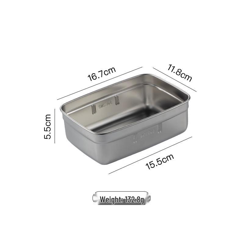 

ZISIZ Stainless Steel Kids Lunch Box