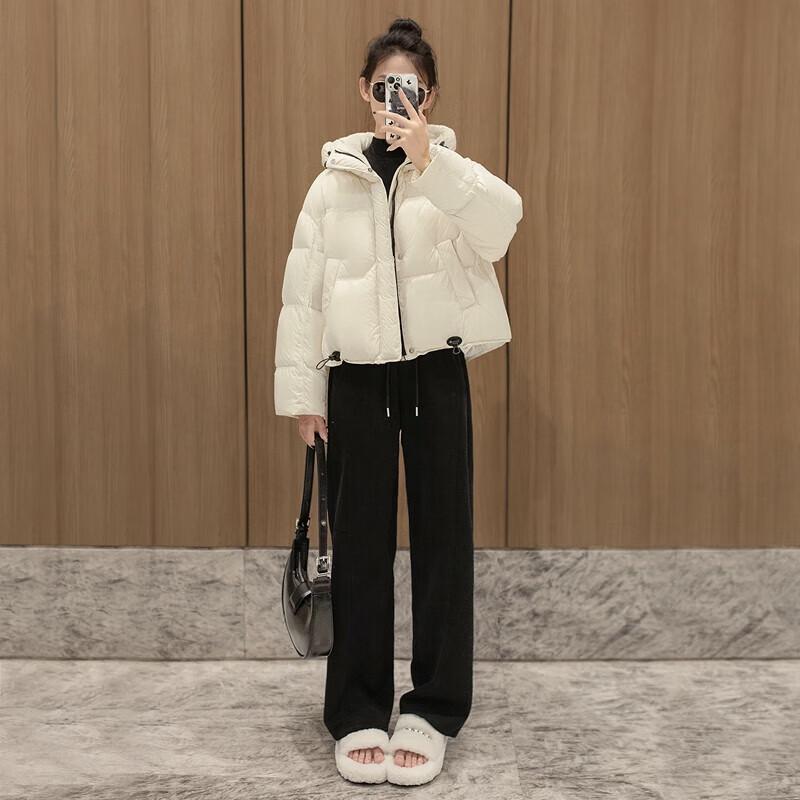 Women's Hooded 90% Duck Down Puffer Jacket