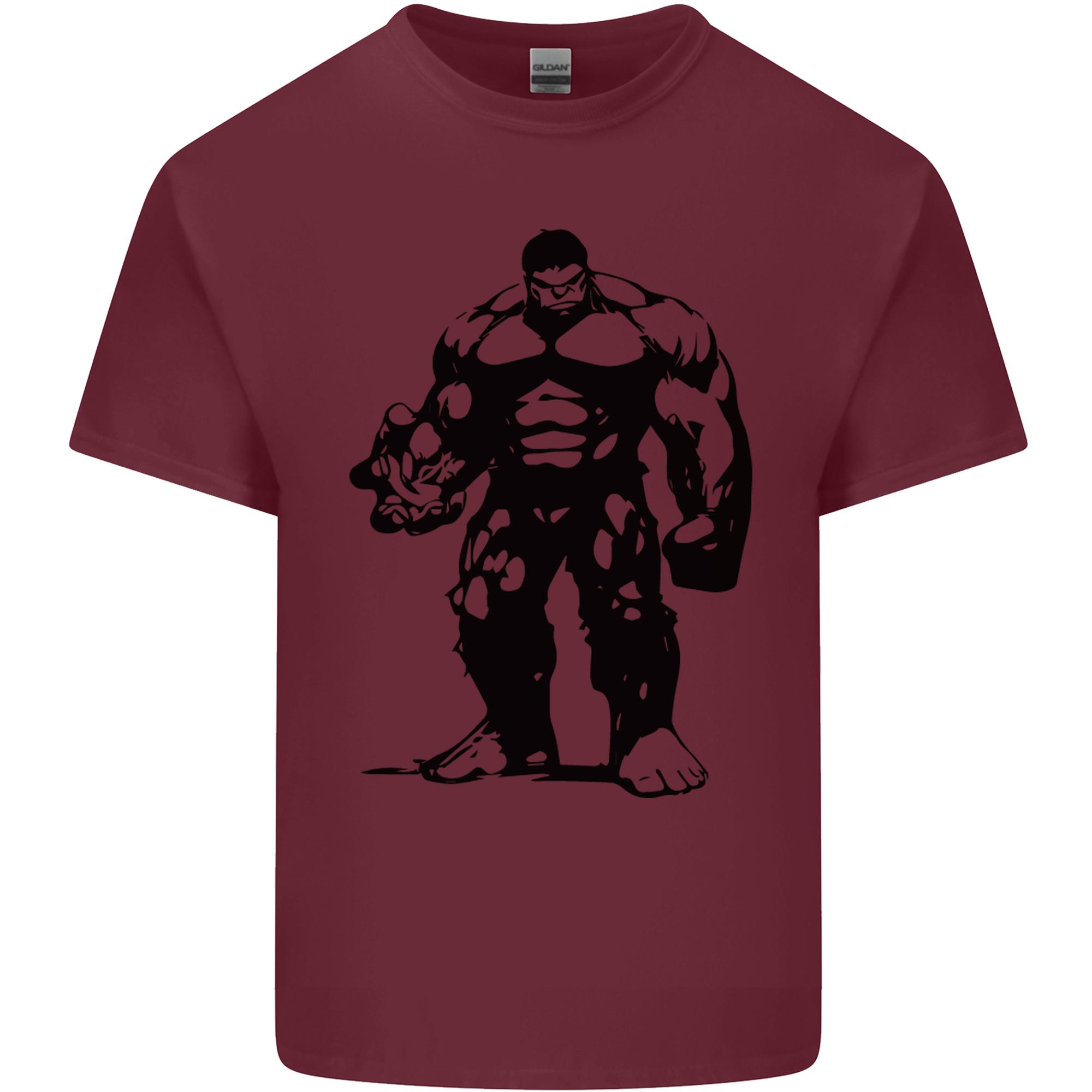 Muscle Unisex Gym Training Top Bodybuilding Unisexs Light Cotton TShirt S