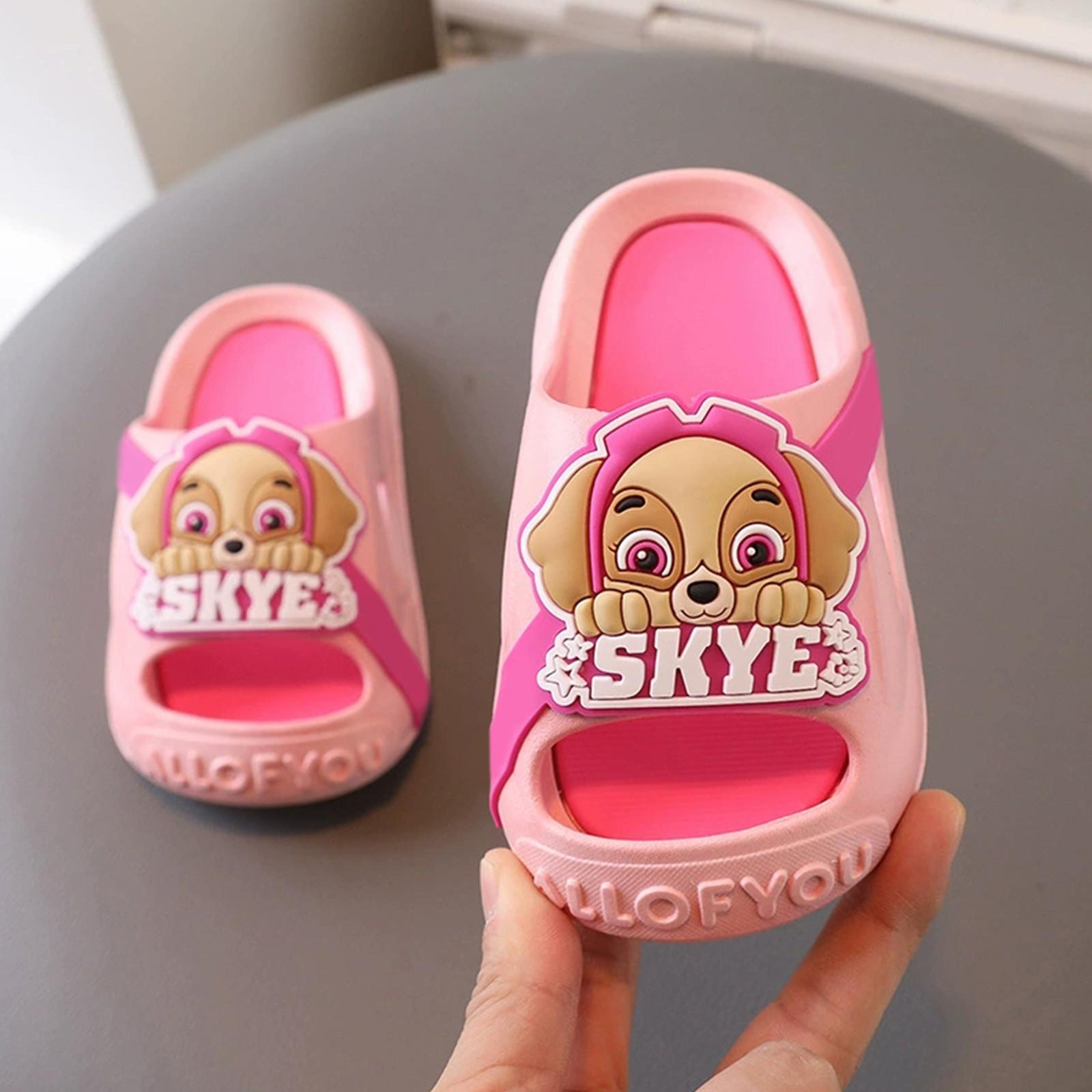 

Summer Children s Cool Slippers Cartoon Boy Soft Bottom For Outdoor Wear, Indoor Shower, Home Slippers, Toe Cover 32 рожевий