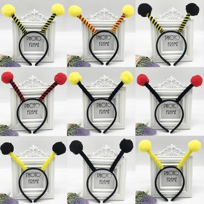 Fascia per Capelli Animale con Pompom per Esibizioni di Giochi - Design Formica, Ape, Bruco