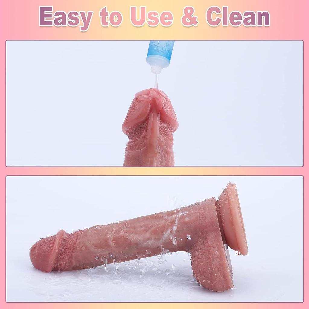 Stoßender realistischer Dildovibrator mit Vibration und Heizung, weiches Silikon, ferngesteuert, Analdildos, Klitoris, G-Punkt-Stimulation, Sexspielzeug für Erwachsene für Frauen