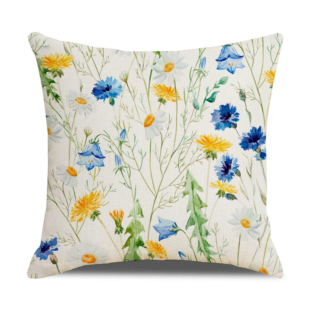 Ins Nordic Tropical Plant Pillow Cover New Home Furnishings Office Lumbar Cushion Pillow Cover