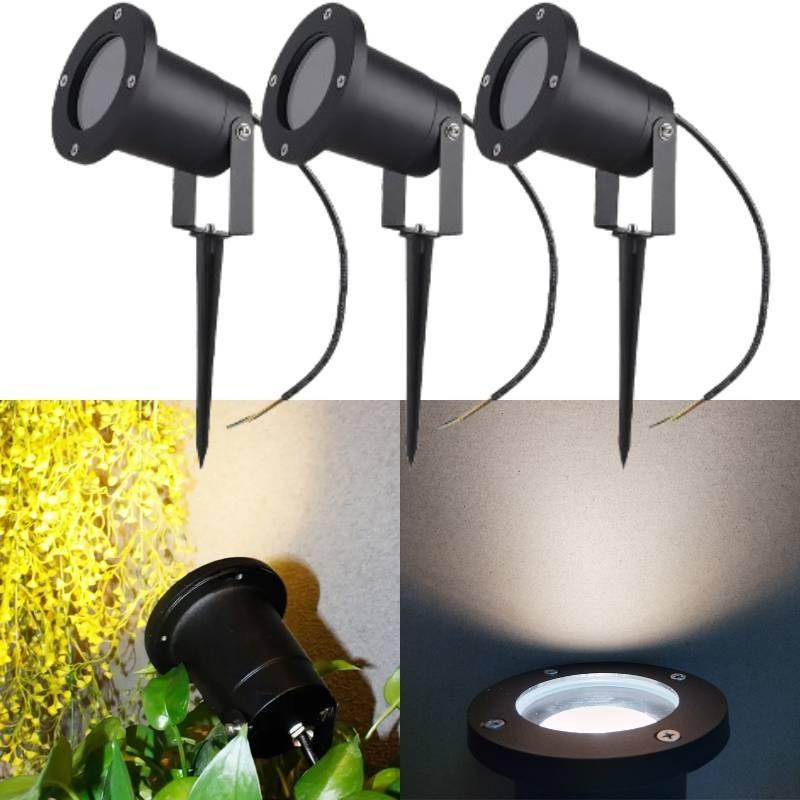 Premium Aluminum Waterproof Gu10 Garden Stake Light Ideal For Trees And Lawns