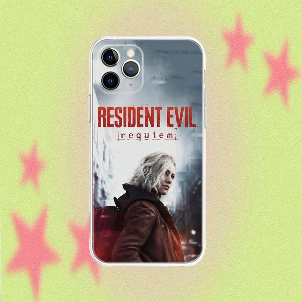 

Прозорий нековзкий чохол для телефону Resident Evil Requiem для iPhone 17,16,15,14,13,12,11,Air,X,XR,Pro,Max,Plus iPhone16se4