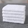 5 Star Hotel Face Hand Bath Towel Set Custom Logo 100% Cotton Quick Dry Woven White Spa Bath Towels