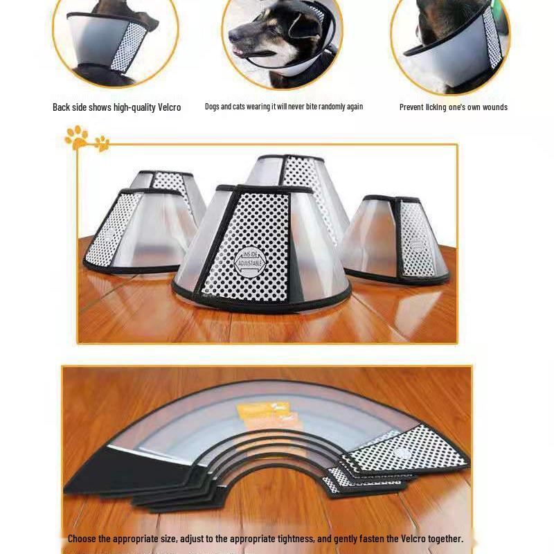 Elizabeth Collar: Anti-Bite, Anti-Scratch, Anti-Lick Pet Protective Cone for Cats and Dogs