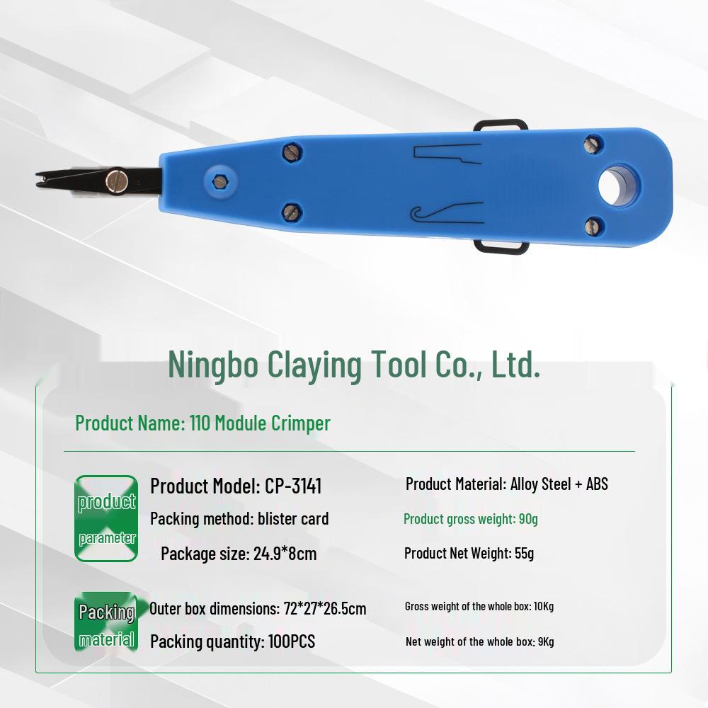 Krohn 110 Module Network Punch Down Tool & Crimping Pliers