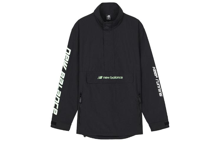New Balance Jackets Men s Black Stand Collar Moderate Other AMJ03321-BK M
