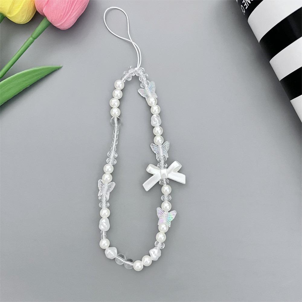 

Anti-lost Pearl Bowknot Phone Lanyard Detachable Bag Camera Pendant Phone Charm Accessories 10