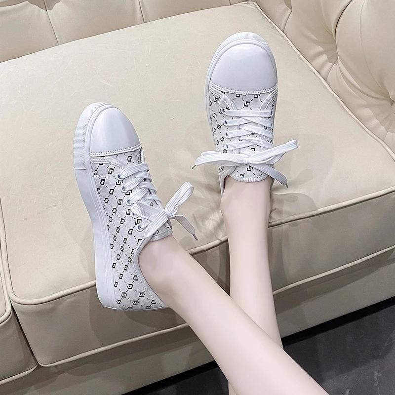 2025 Spring New Woman Sneakers Luxury Fashion Ladies Platform Casual Sneaker Round Toe Running Shoes for Women Tenis De Mujer