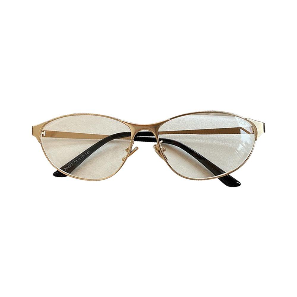 Concave Design Cat Eye Sunglasses UV400 Protection Photography Glasses UV Protection Sunglasses Steampunk Style золотой