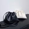 Woven Cloud Bag Handmade Leather Bag New Garbage Bag Drawstring Lucky Bag Commuter Armpit Bag Shoulder Bag Women