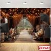 1Pcs Rustic Barn Door Farmhouse Wedding Decoration Background Rustic Backdrop Decorations For Photo Studio Photo Booth Party