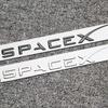 BFNWZ1 Applicable To Tesla TESLA MODER3 X S Y Car Logo, Rear Bumper Sticker, SPACEX Metal Car Sticker