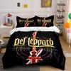 Def Leppard Union Jack Gitarre Bettwäsche Bettbezug Set Bettbezug Kissenbezüge (1*Bettbezug 2*Kissenbezüge, ohne Bettdecke)