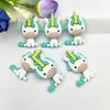 10pcs  Cartoon  Unicorn Flatback  Accessories Resin   DIY Scrapbooking