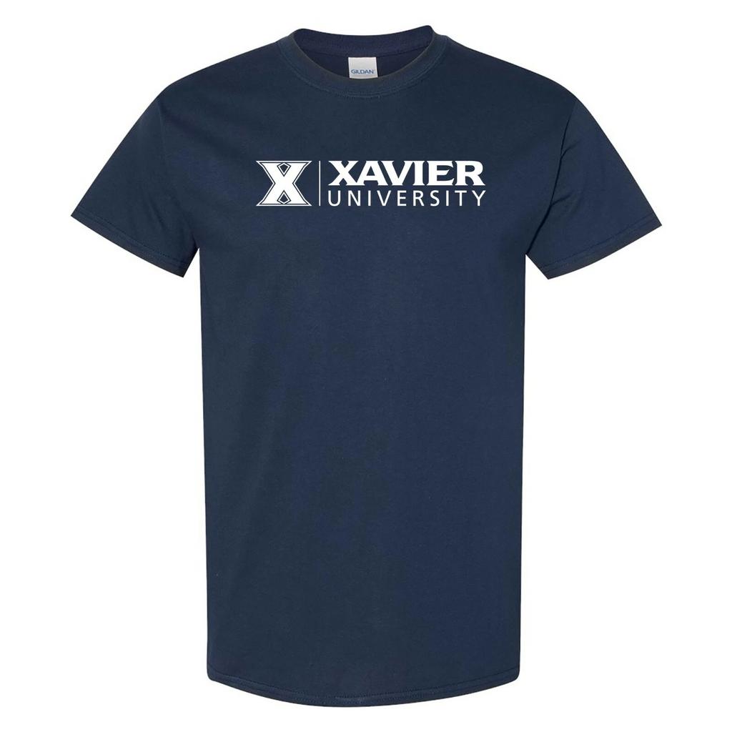 Xavier Musketeers Institutional Logo Short Sleeve Shirt - Navy