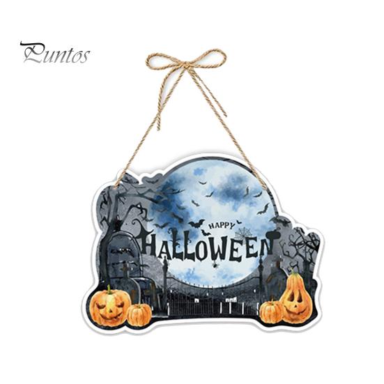 Eye-catching Halloween Decoration Pumpkin Door Hanging Decor, Spooky Festive Wall Ornament for Party Pendant Scene, Front Entryway Decoration,